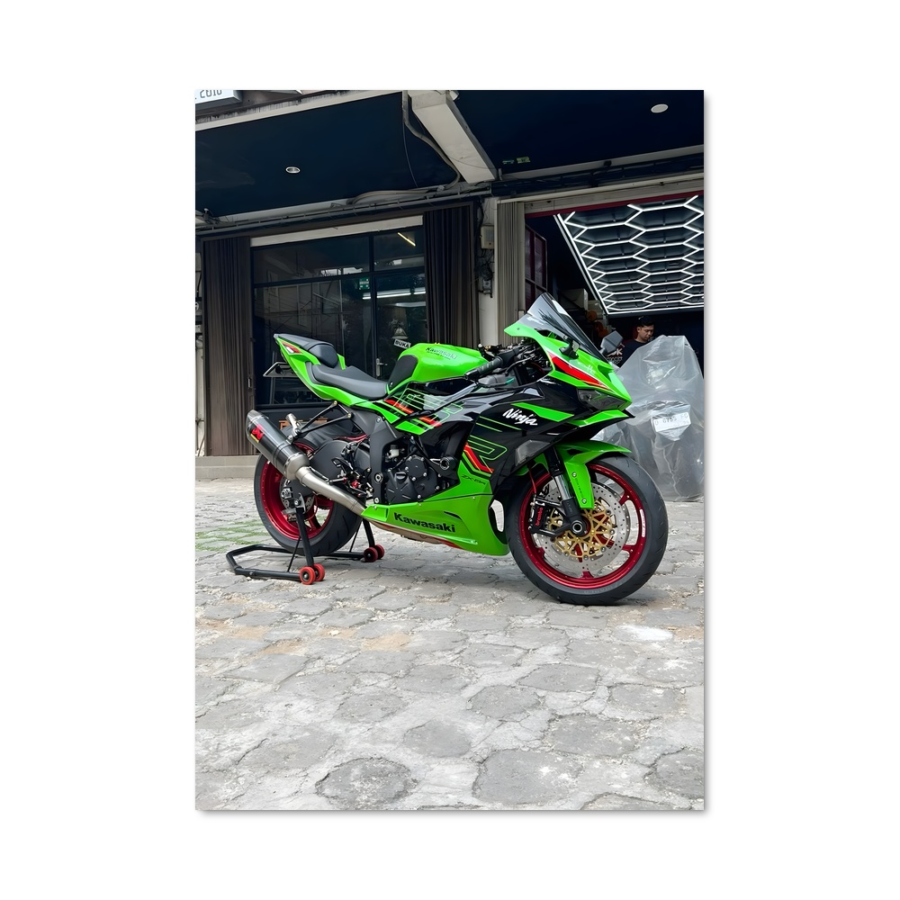 Poster Moto Verte